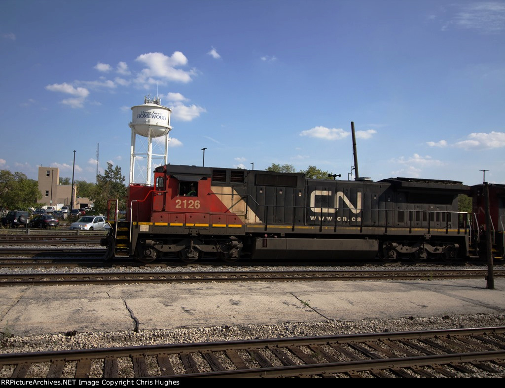 CN 2126 at Homewood Illinois